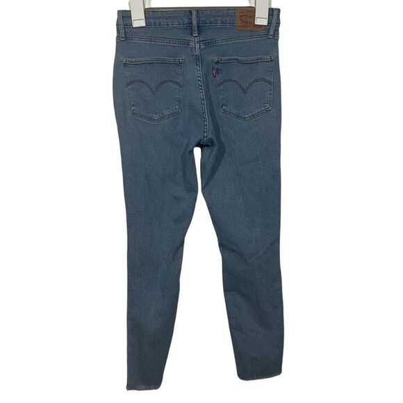 Levi’s 721 Distressed High Waisted Skinny Jeans - Picture 2 of 3